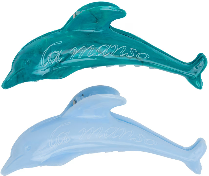 SSENSE Exclusive Blue Flipper The Clip Hair Clips | SSENSE