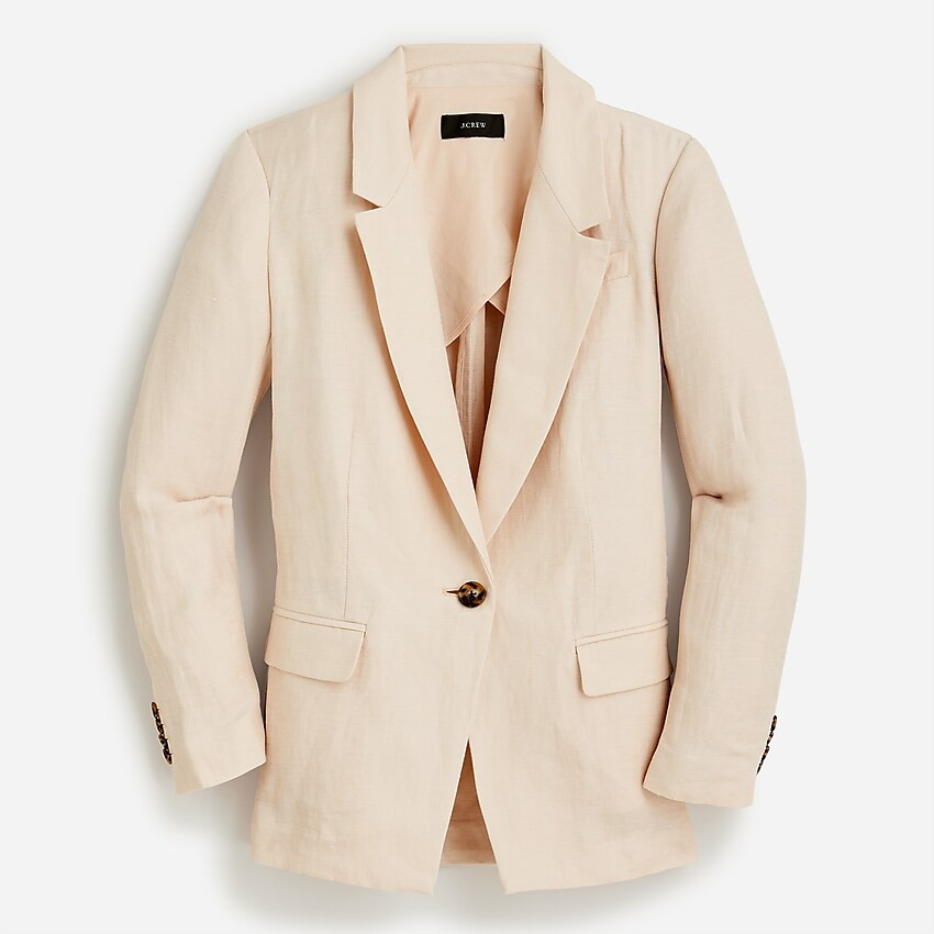 Willa blazer in linen-cupro | J. Crew US