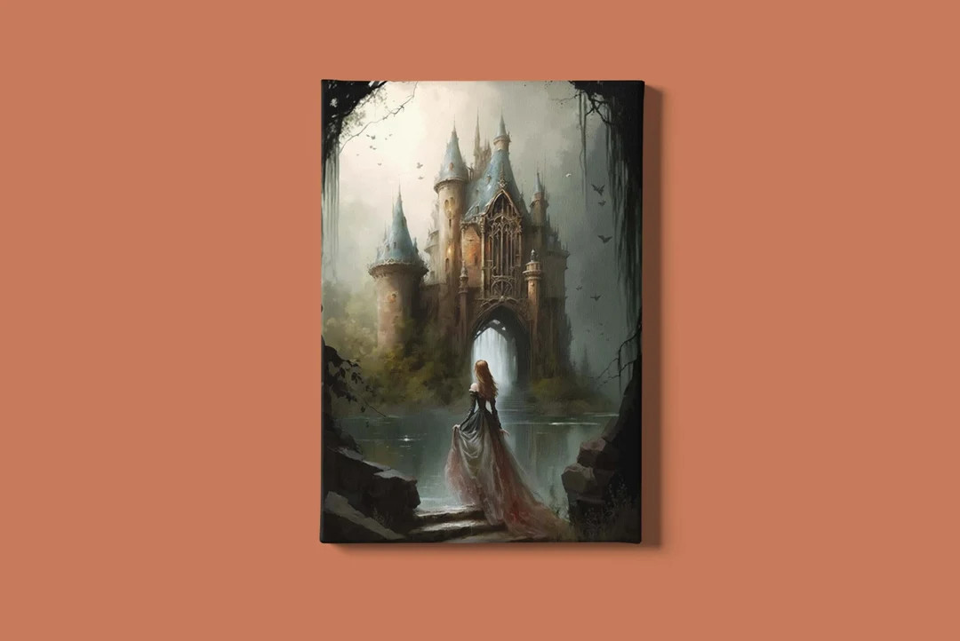 Princess Wall Art Medieval Castle Art Fairy Tale Art Print Fable Art Folklore Art Print Fantasy P... | Etsy (US)