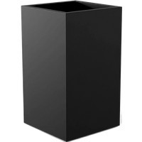 Darwin Tall Rectangular Planter - 72" x 24" x 42" - Black (Matte) | Jay Scotts | Plant Addicts
