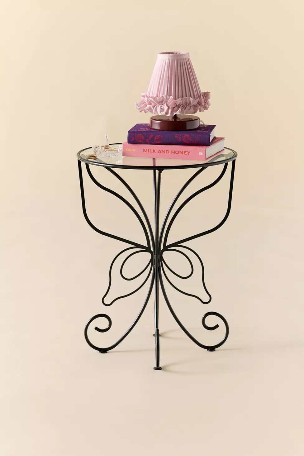 Lainey Butterfly Sculptural Iron Side Table | Urban Outfitters (US and RoW)