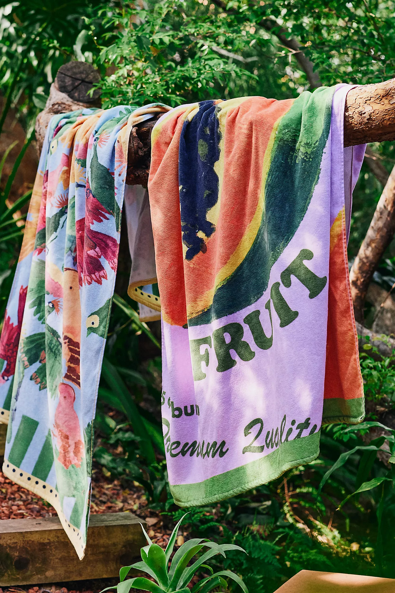 Farm Rio x Anthropologie Printed Beach Towel | Anthropologie (US)