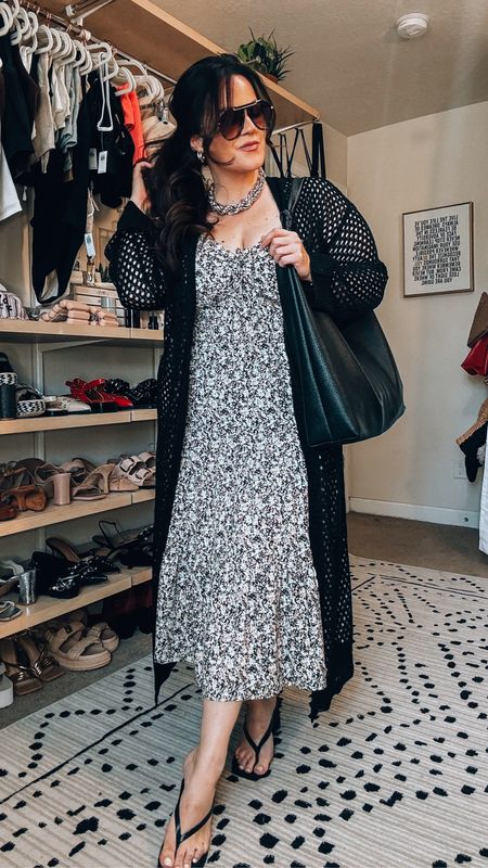 Walmart spring outfit idea 
Floral midi dress xl
Crochet duster cardigan xl 
@walmartfashion #walmartfashion #walmartpartner 


#LTKfindsunder50 #LTKmidsize #LTKSeasonal