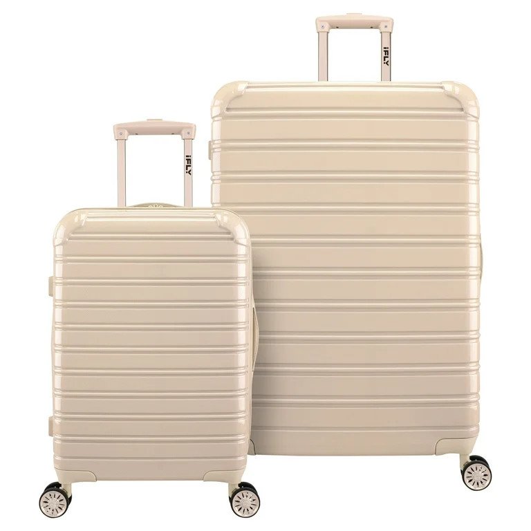 iFLY Hardside Luggage Fibertech 2 Piece Set, 20 Inch Carry-on Luggage and 28 Inch Checked Luggage... | Walmart (US)