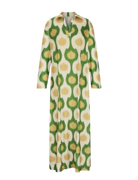 Green geometric kaftan, caftan dress 

#LTKFindsUnder50 #LTKOver40 #LTKFindsUnder100