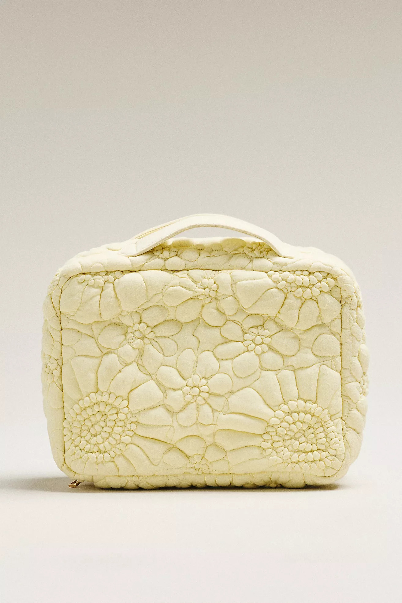By Anthropologie Quilted Floral Hanging Cosmetic Bag | Anthropologie (US)