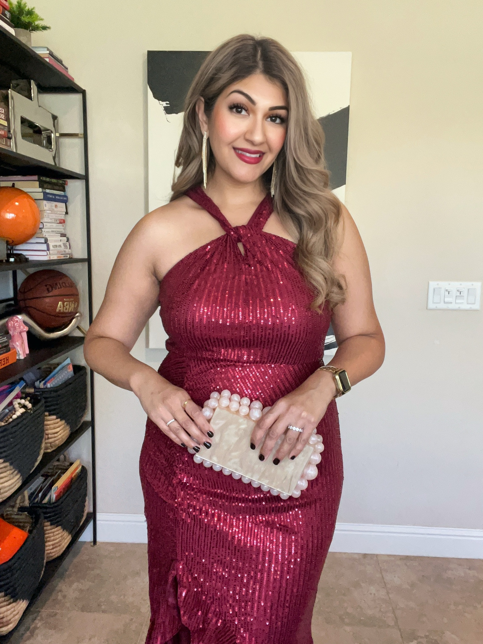 Want to achieve flawless red lipstick? Here’s how:
1. I start off with a neutral base on my lips (pillow talk lip liner and lipstick) this sets a foundation for my lipstick that won’t crack and creates a buffer for the red so it won’t run 
2. Line lips with Patrick Ta - this is the holy grail of red lip liner
3. Apply red lipstick - mac cosmetics 

Holiday party outfit / red lips / red dress / Christmas party outfit / cocktail party / wedding guest dress / midsize dress / amazon dress / fall dress / festive dress / sequins dress / NYE dress / New Year’s Eve / curvy dress 

#LTKbeauty #LTKparties #LTKHoliday