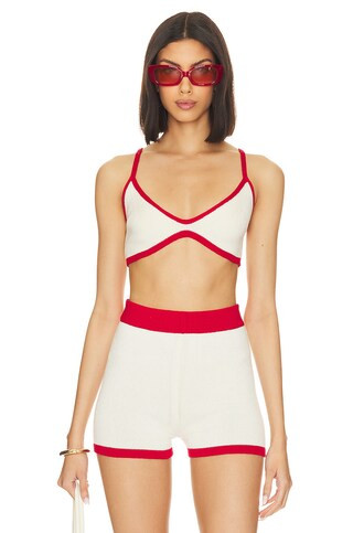 Asta Resort Lucia Bralette in Cherry from Revolve.com | Revolve Clothing (Global)