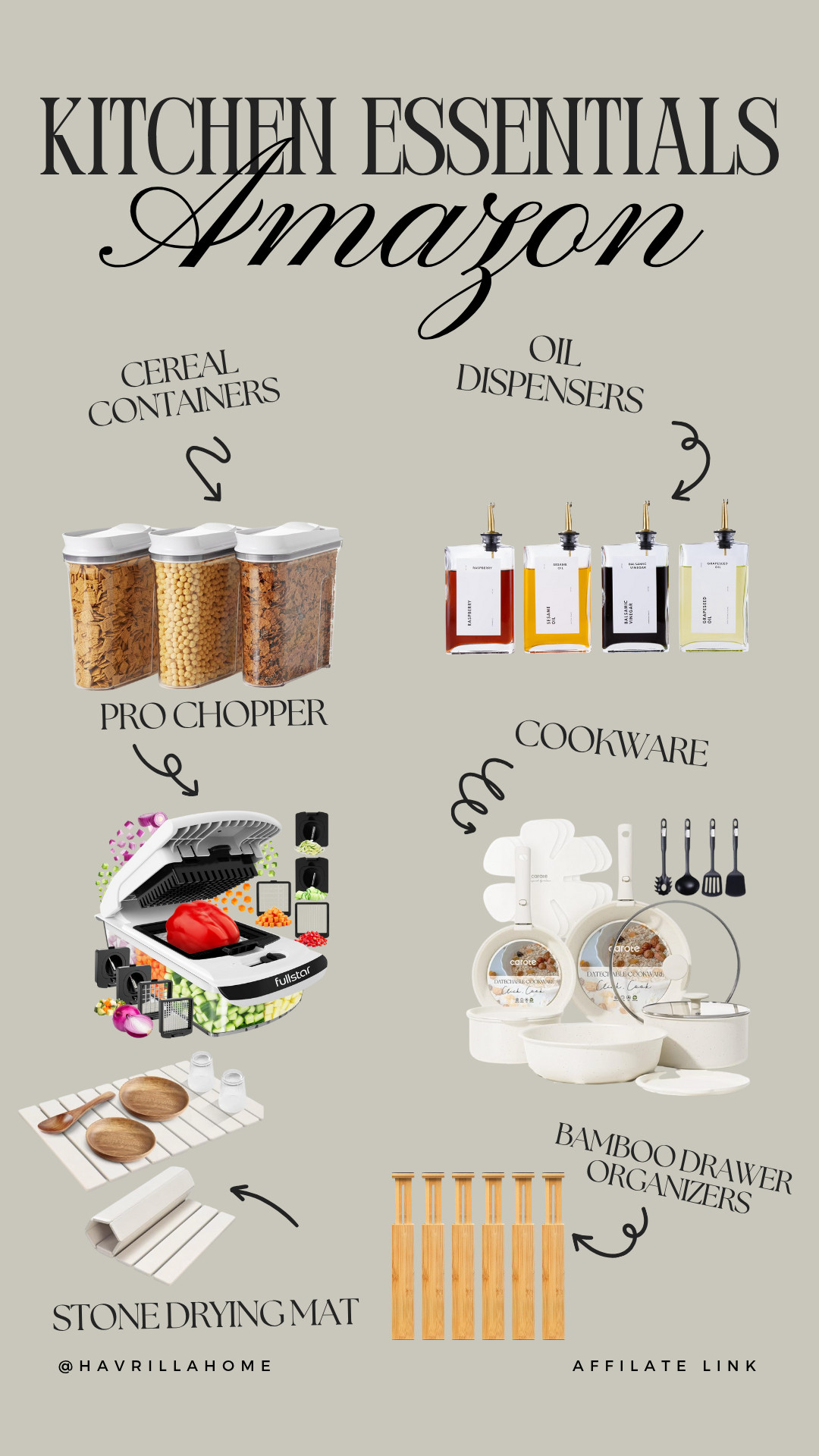 Amazon kitchen organization, amazon kitchen must haves, modern kitchen gadgets, pantry storage, home cooking essentials, aesthetic kitchen finds, oil dispensers, kitchen tools amazon, cookware set, bamboo organizers 

 #LTKStyleTip

#LTKHome