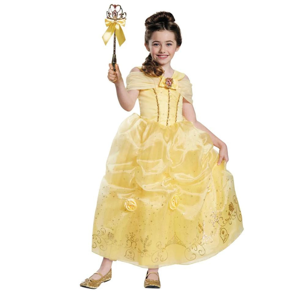 Girl's Prestige Disney's Beauty & the Beast(TM) Belle Costume - Small | Oriental Trading Company