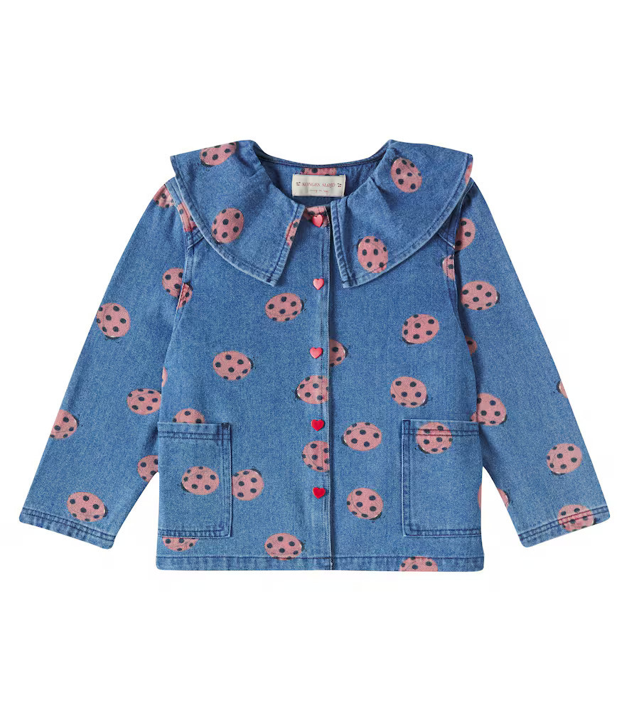 Konges Slojd Magot printed denim shirt | Mytheresa (UK)