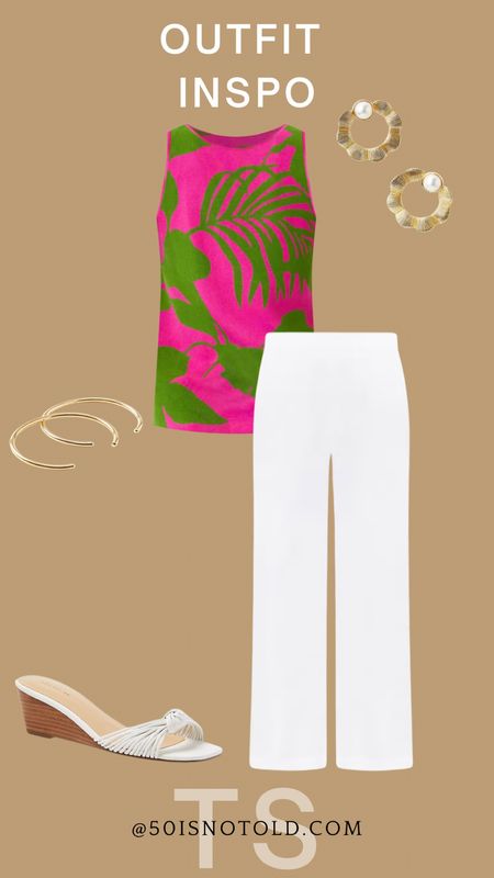 Outfit idea for the office | white pants for women | white wedges for Summer 

#LTKStyleTip #LTKWorkwear #LTKShoeCrush