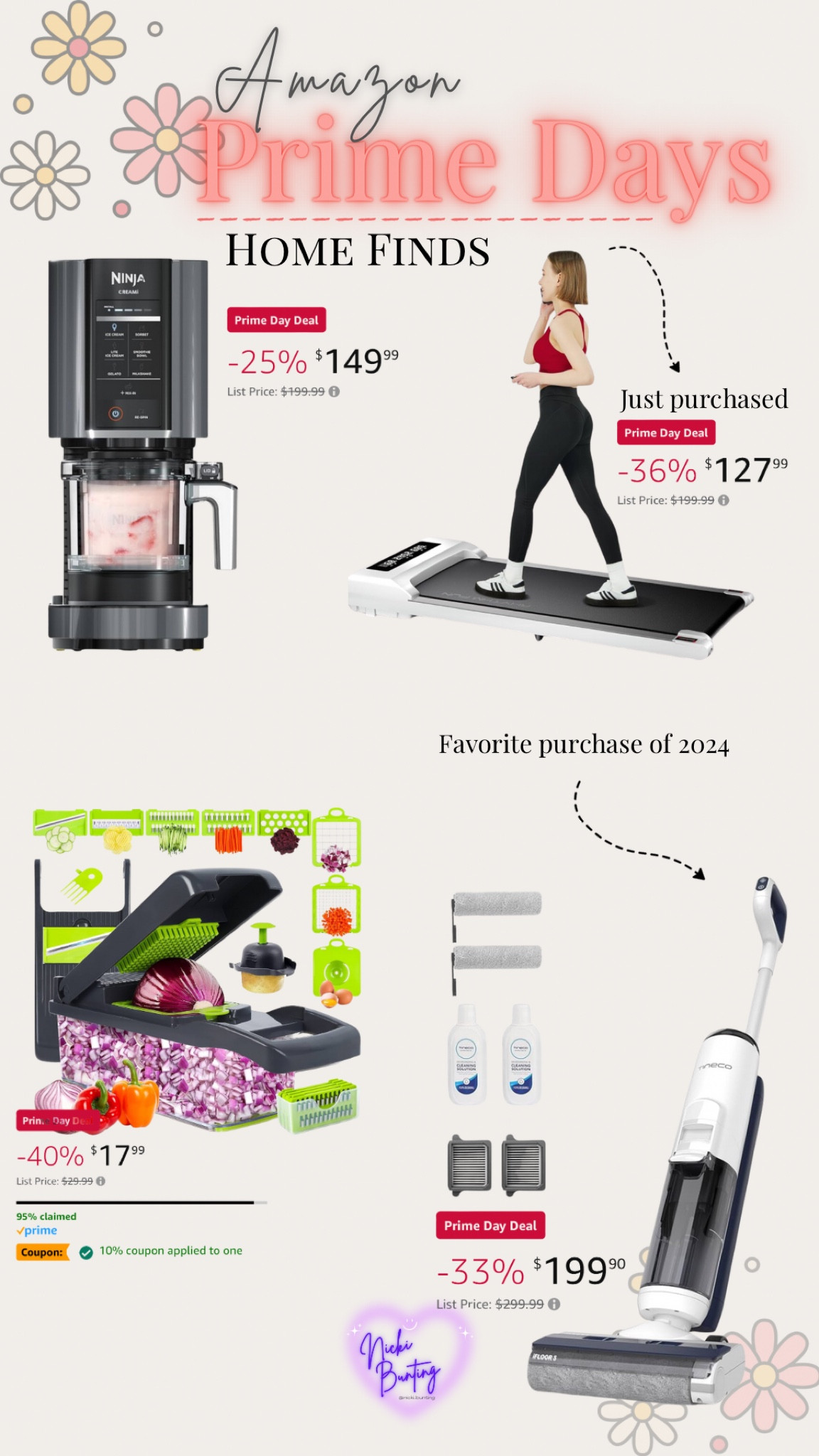 Fun home finds! Finally ordered a walking pad from the prime day’s sale on Amazon. 

My tineco is hands down my fav purchase of 2024 so far. 

Amazon / prime days / sale / home / kitchen / tineco / walking pad / Nicki bunting

#LTKHome #LTKFitness #LTKSaleAlert