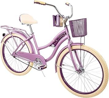 Huffy 24" Nel Lusso Women's Cruiser Bike, Purple Satin | Amazon (US)