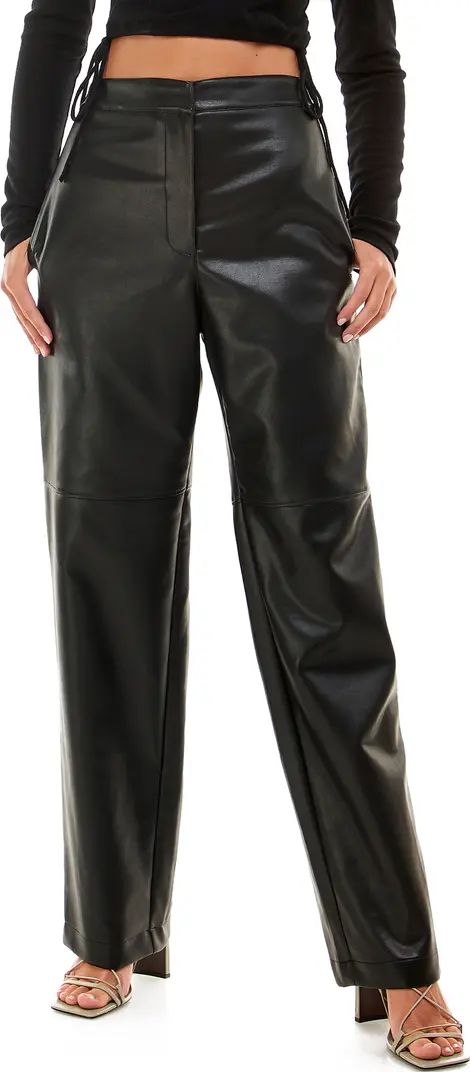 WAYF Robertson Faux Leather Trousers | Nordstrom | Nordstrom