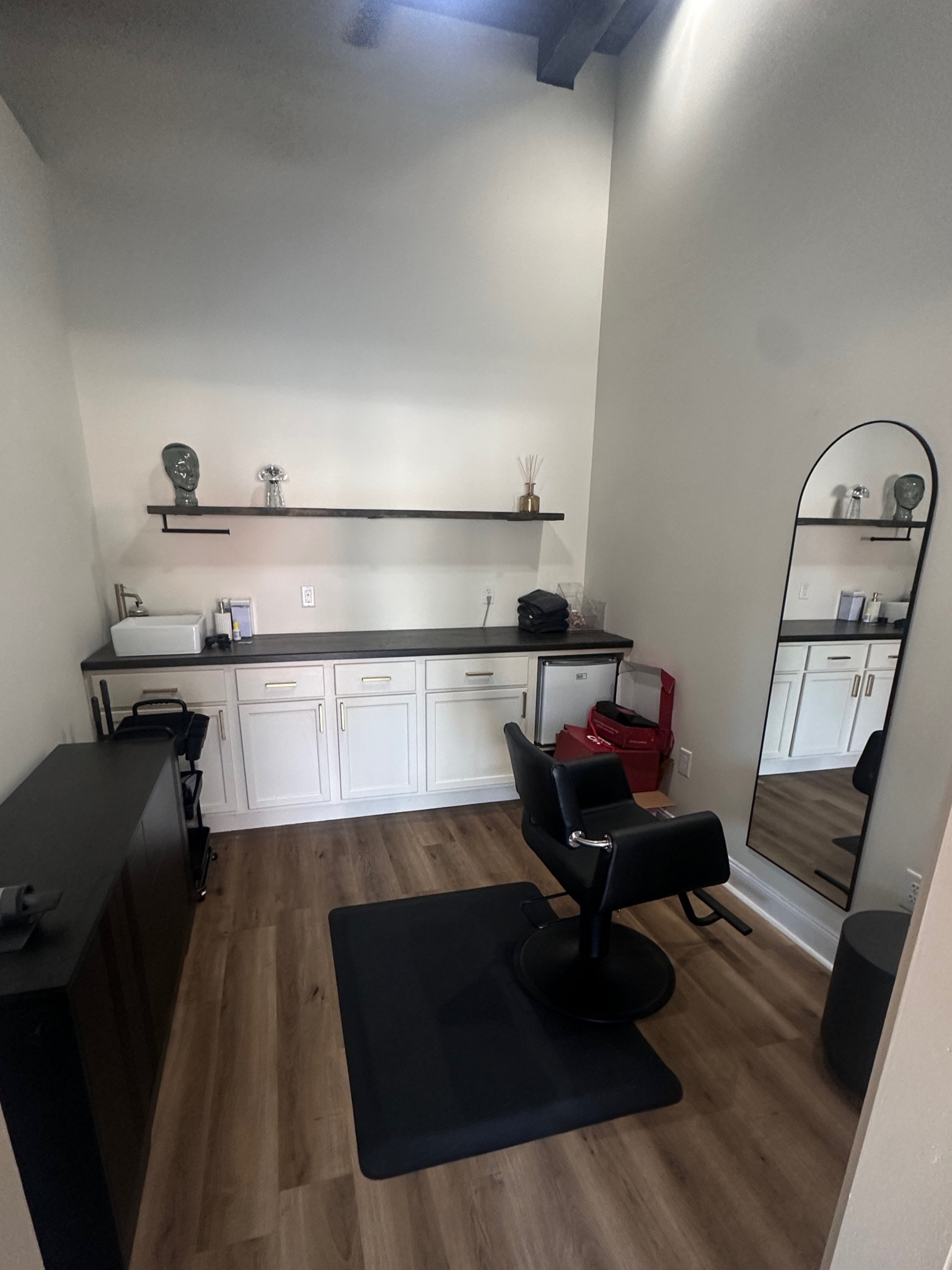Here’s a little sneak peek of my home away from home before it was all finished and decorated 🪩🖤

#LTKHome #LTKStyleTip