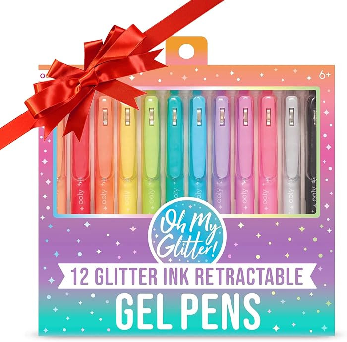 Ooly Oh My Glitter Gel Pens - Set of 12 Cute School and Art Supplies for Girls, Planner Pen with ... | Amazon (US)