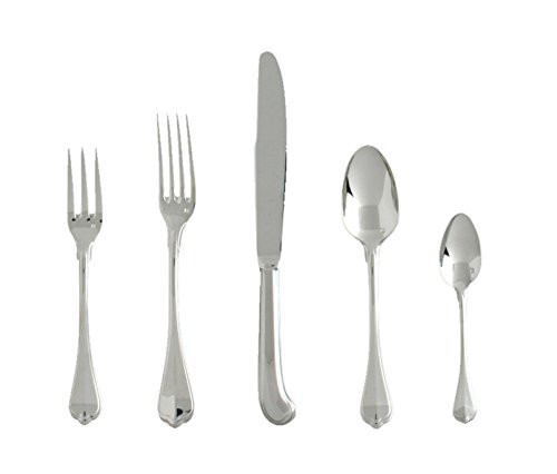 Fortessa San Marco 18/10 Stainless Steel Flatware 20 Piece Place Setting, Polished Stainless | Amazon (US)