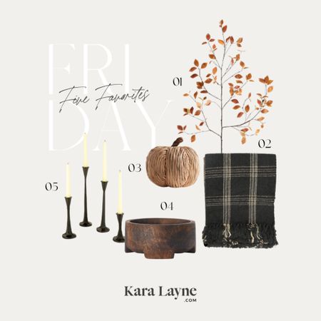 Not quite sure how we are already to the end of September, but the chill in the air and leaves falling off the trees? I’ll take it! My five favorites for Friday and they are oozing the ambiance of fall! 🍂☺️

#LTKhome #LTKSeasonal