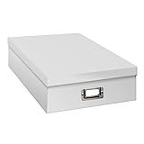 Pioneer Jumbo Scrapbook Storage Box, Crafters White, 14 3/4" X 13" X3 3/4 | Amazon (US)
