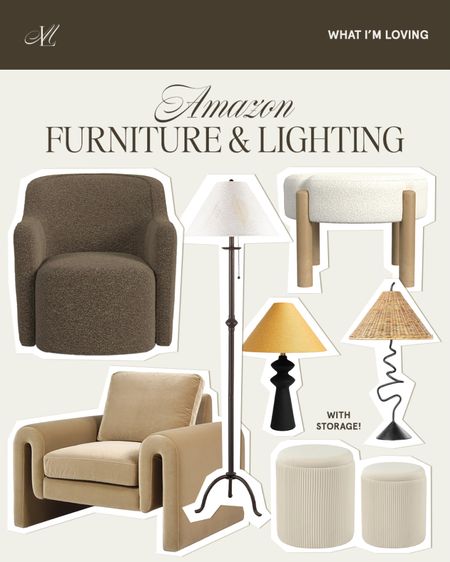Amazon furniture and lighting I’m loving ✨ affordable amazon home decor, lamps and chairs

#LTKFindsUnder100 #LTKHome