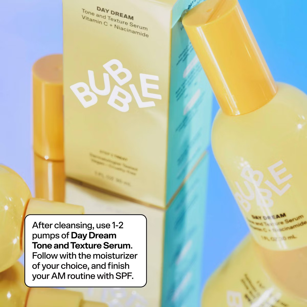 Bubble Skincare Day Dream Vitamin C + Niacinamide Tone & Texture Serum - 1 fl oz | Target