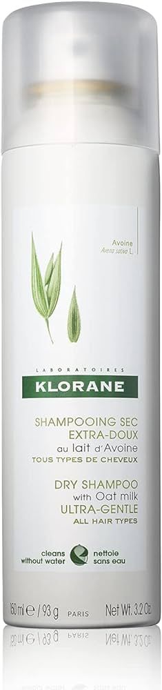 Klorane Dry Shampoo with Oat Milk, Ultra-Gentle, All Hair Types, No White Residue, Paraben & Sulf... | Amazon (US)