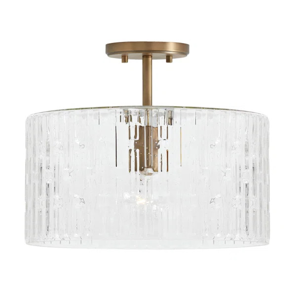 Dewitt Single Light Glass Dimmable Pendant | Birch Lane