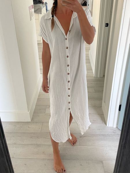 The perfect beach cover up. We’ve had this on rotation for our vacations! It’s comfy, perfect material, washes well and is stylish. #competition

#LTKtravel #LTKswim