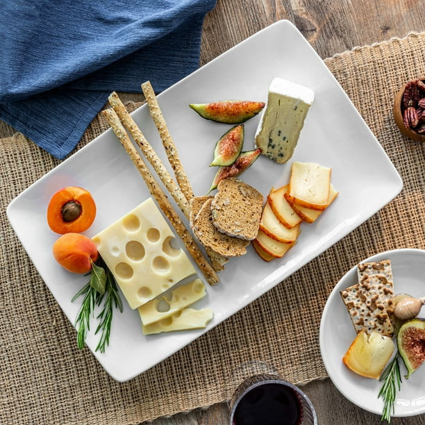 Better Homes & Gardens Porcelain Loden Serve Platter, White | Walmart (US)