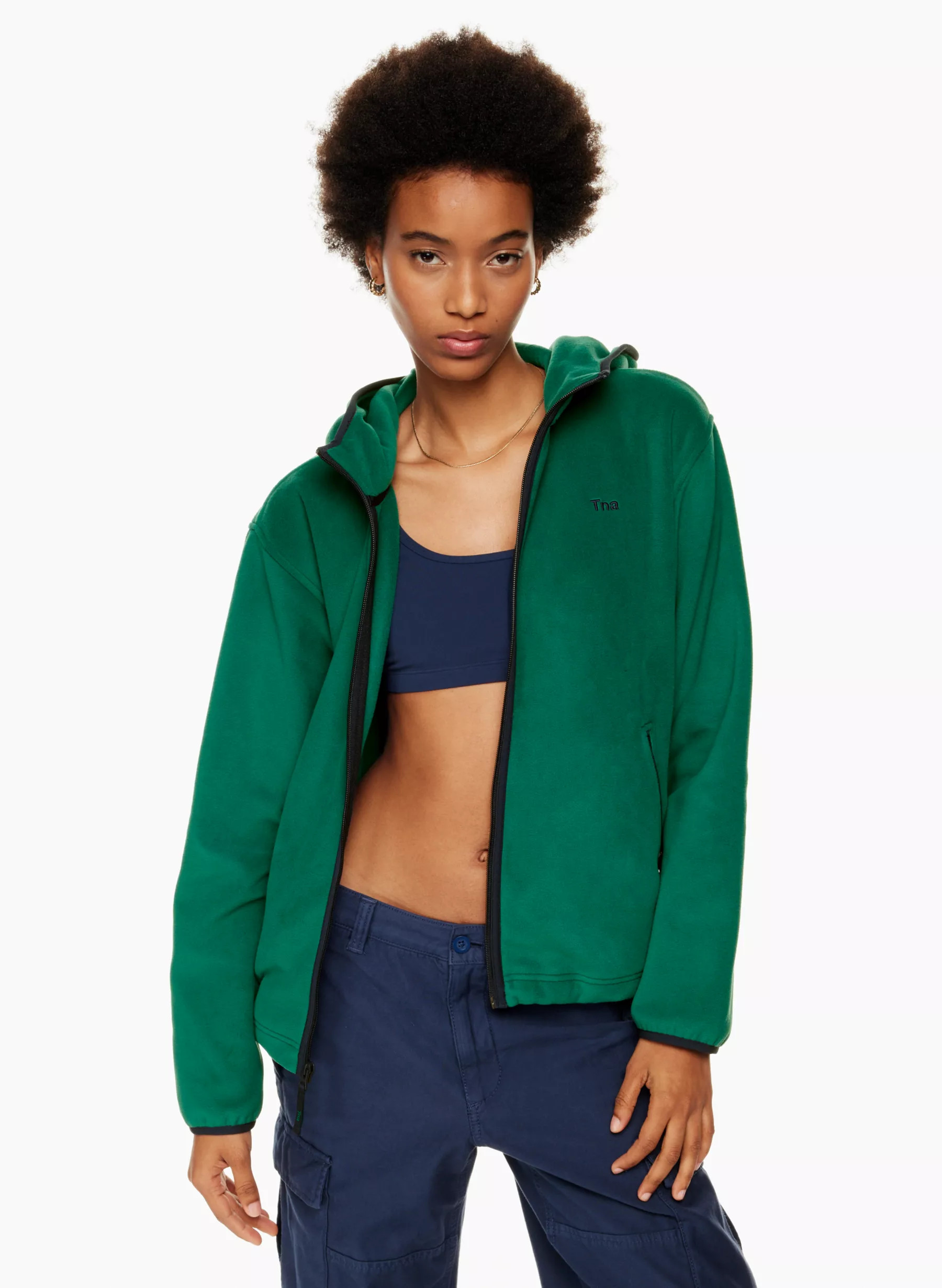 SNO POLAR OVERSIZED ZIP HOODIE | Aritzia