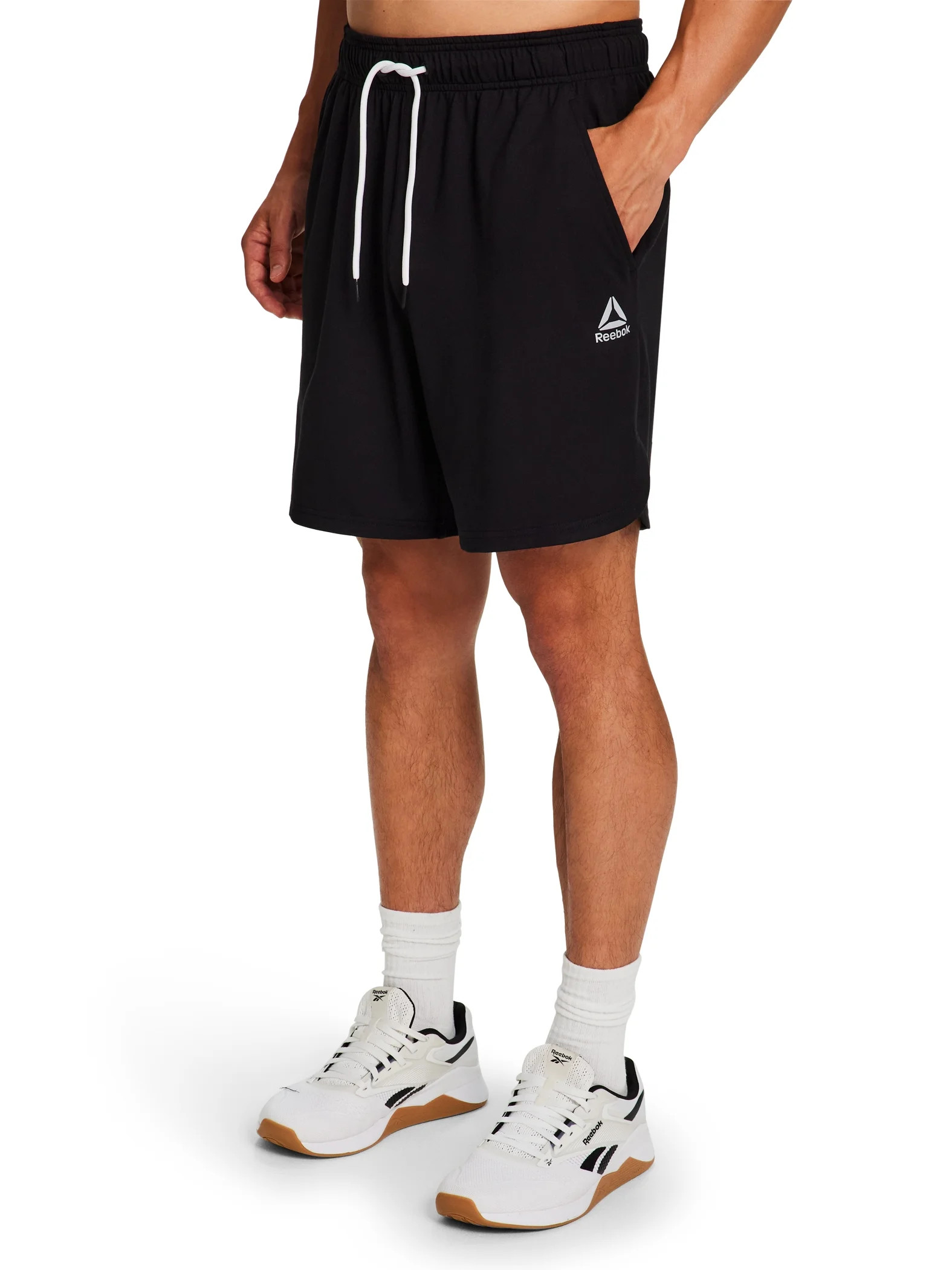 Reebok Men s Performance Knit Delta Shorts 9 Inseam up to Size 3XL | Walmart (US)