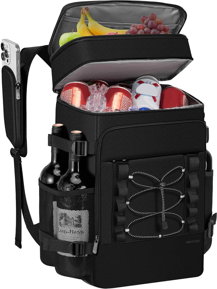 MIYCOO Cooler Backpack - 40 Cans Insulated Backpack Cooler for Men & Women, Portable 2 Leak Proof... | Amazon (US)