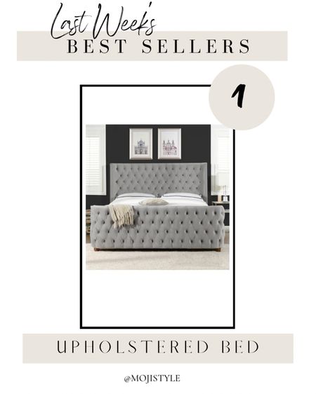 This upholstered bed is this week’s best seller! I have this in my master bedroom and love it. It’s from Wayfair and on sale now.

#LTKSaleAlert #LTKHome