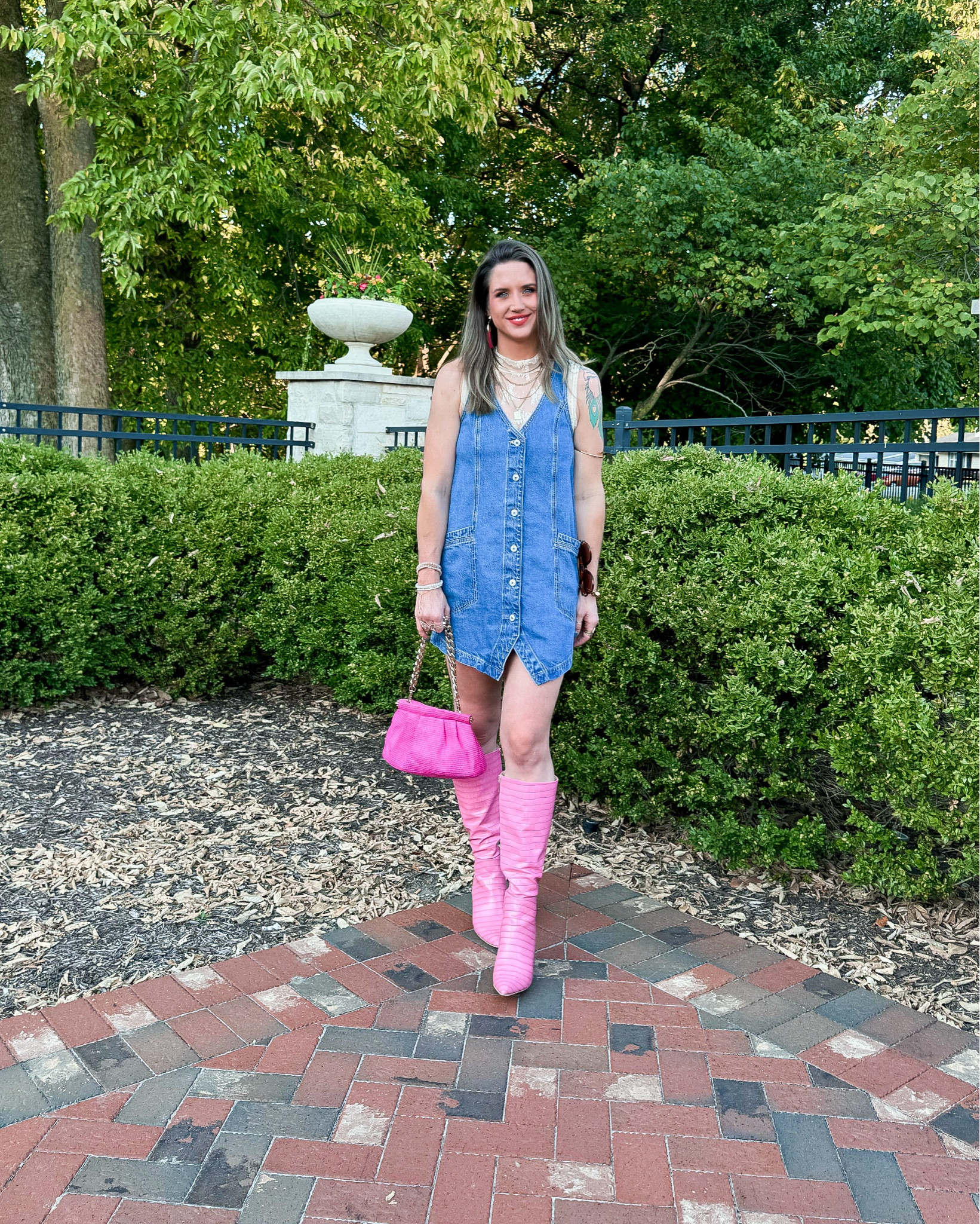 homecoming pictures for my son last night | Summer to fall transition outfit |  trendy vibe | outfit style 
#streetstyle #bohofashion #freepeople #girlypop #ootd 

#LTKFindsUnder50 #LTKStyleTip #LTKSeasonal