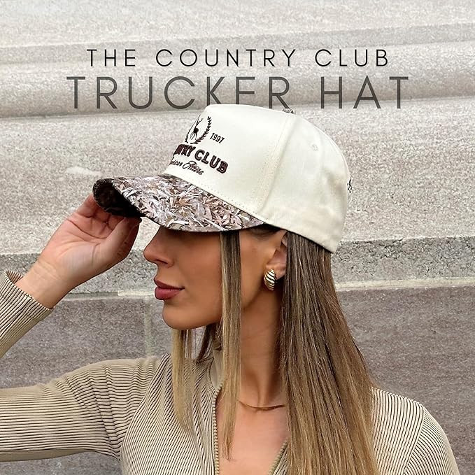 Vintage Trucker Hat | Country Cowboy Cute Preppy Retro Western Trucker Hats | Men Women Trendy Sn... | Amazon (US)