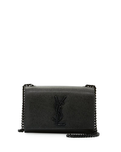 Monogram Small Kate Chain Shoulder Bag, Black | Bergdorf Goodman