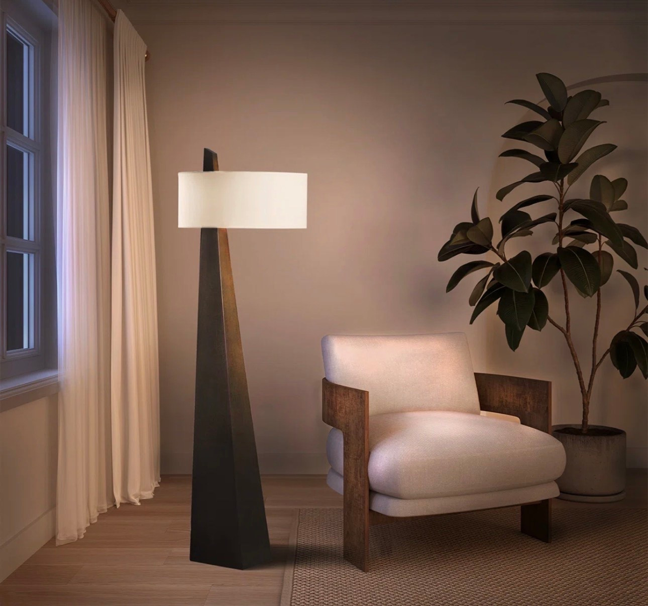 Gorgeous floor lamp with modern lines. @Wayfair

#LTKHome #LTKSaleAlert #LTKOver40