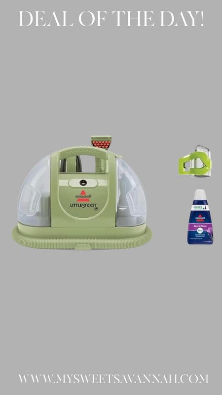 BISSELL Little Green Multi-Purpose Portable Carpet and Upholstery Cleaner, Car and Auto Detailer, with Exclusive Specialty Tools, Green, 1400B

#LTKsalealert #LTKhome
