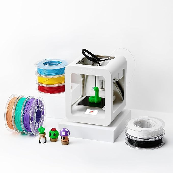 Toybox 3D Printer Bundle for Beginners and Kids Includes a Total of 8 Multi-Colored PLA Filament,... | Amazon (US)