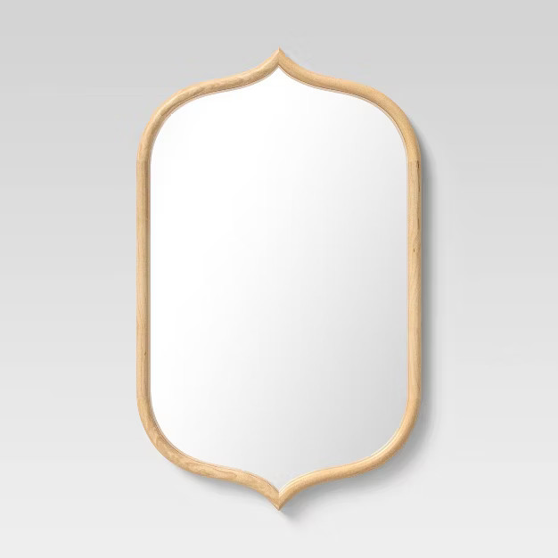 22" x 36" Top and Bottom Peak Mirror Natural - Opalhouse™ | Target