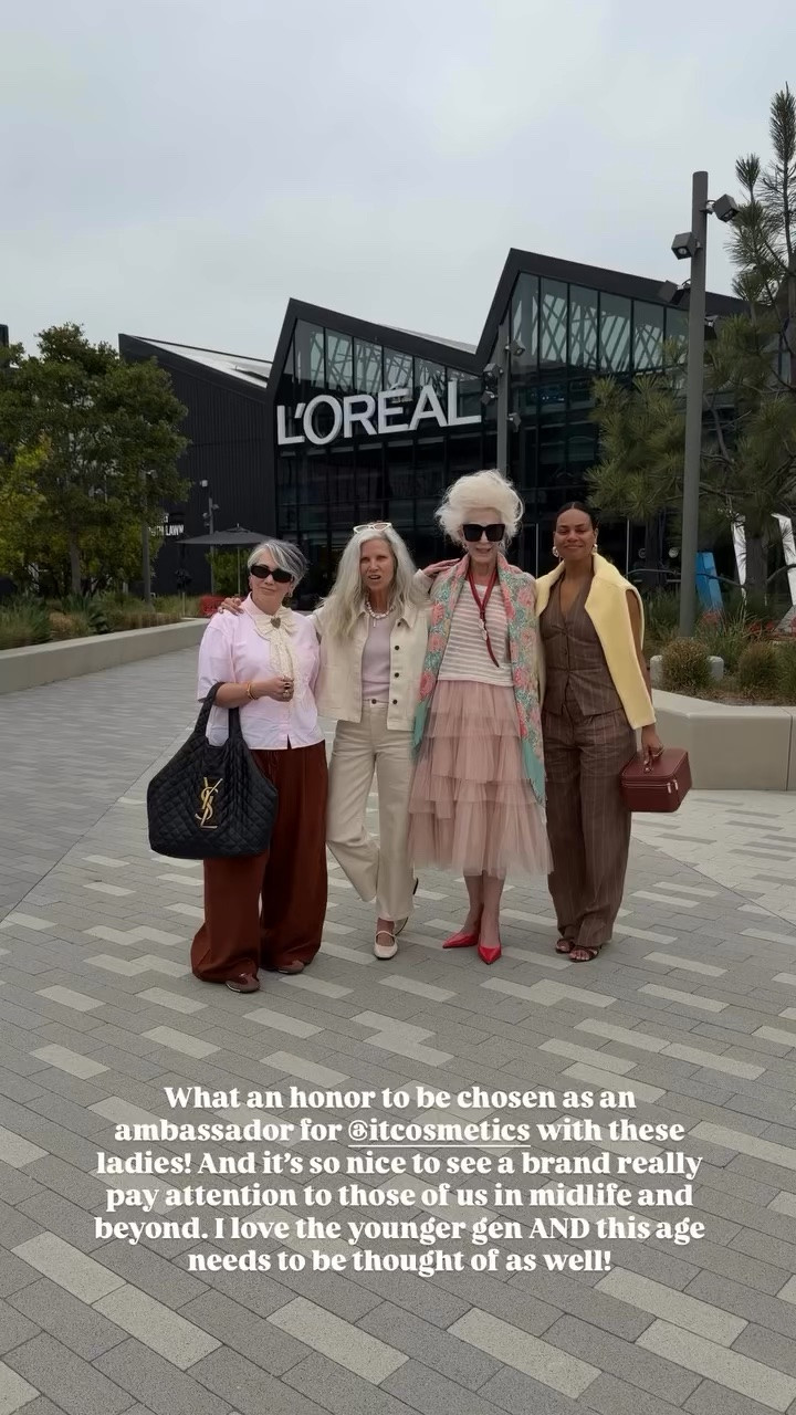 What an honor to be chosen as an ambassador for Itcosmetics with these ladies! And it's so nice to see a brand really pay attention to those of us in midlife and beyond. I love the younger gen AND this age needs to be thought of as well!

#LTKOver40 #LTKBeauty #LTKTravel