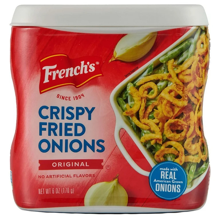 French's Non-GMO Kosher Original Crispy Fried Onions, 6.0 oz Can | Walmart (US)