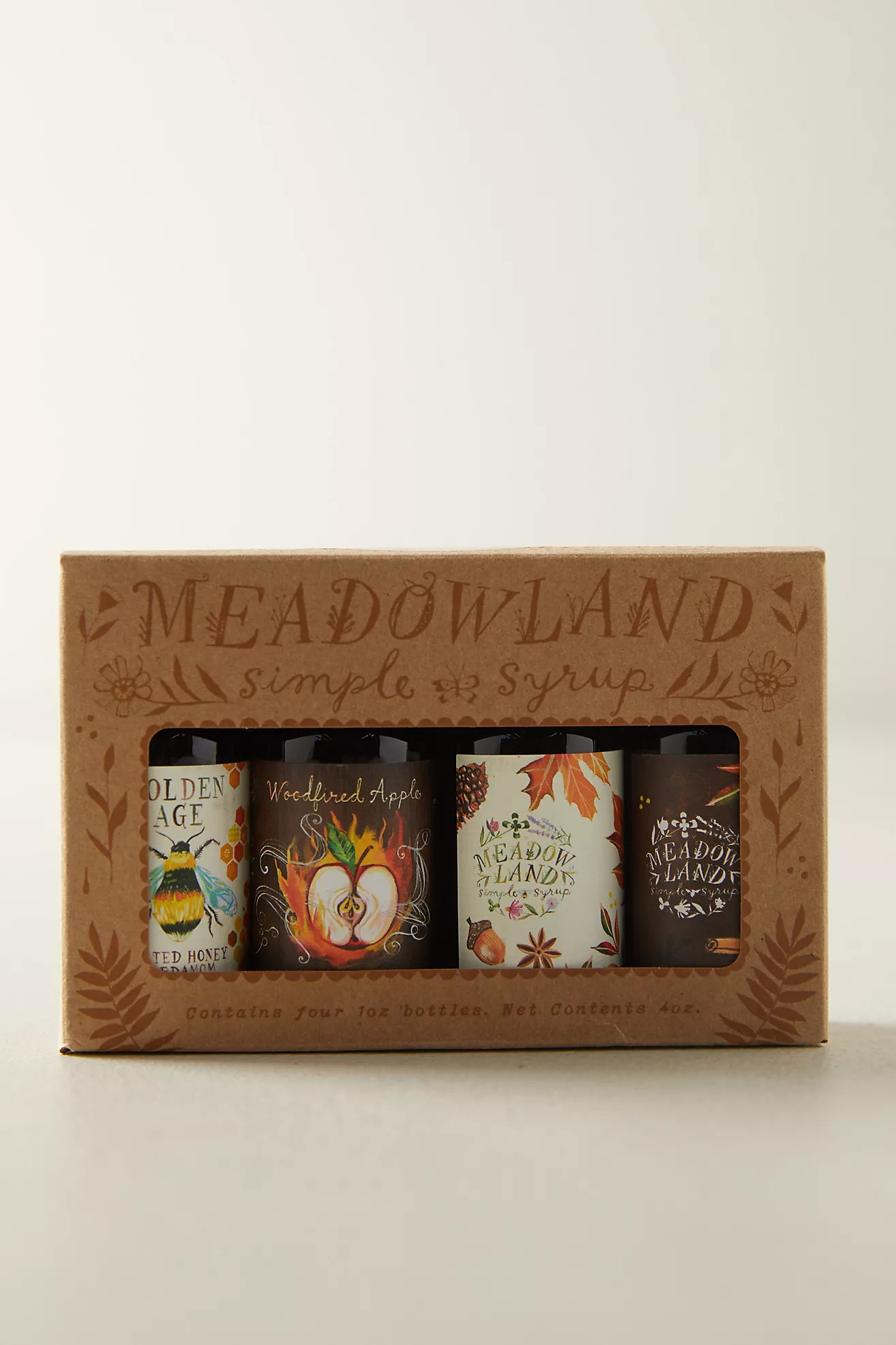 Autumn Simple Syrups, Set of 4 | Anthropologie (US)