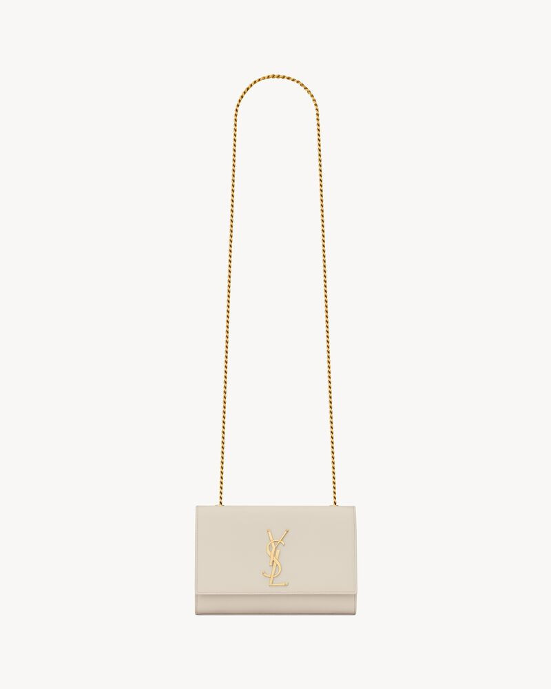 TIMELESS KATE IN GRAIN DE POUDRE EMBOSSED LEATHER.VERSATILE, FEATURING A LONG  CURB-LINK CHAIN. I... | Saint Laurent Inc. (Global)