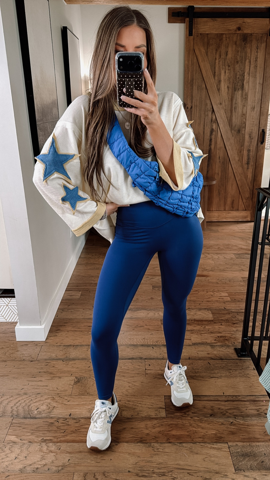 Saturday Mama Style 💙 This look just so happens to be our school colors so I’m running with it! 
@threebirdnest @amazonfindsandfashion @newbalance #threebirdnest #ootd 

#LTKmomlife #LTKdayinmylife #LTKgrwm