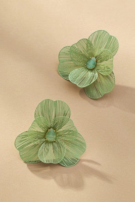 Wire Floral Earrings | Anthropologie (US)