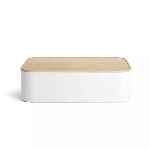 U Brands x RiOrganize Modern Plastic & Wood Storage Bin | Target