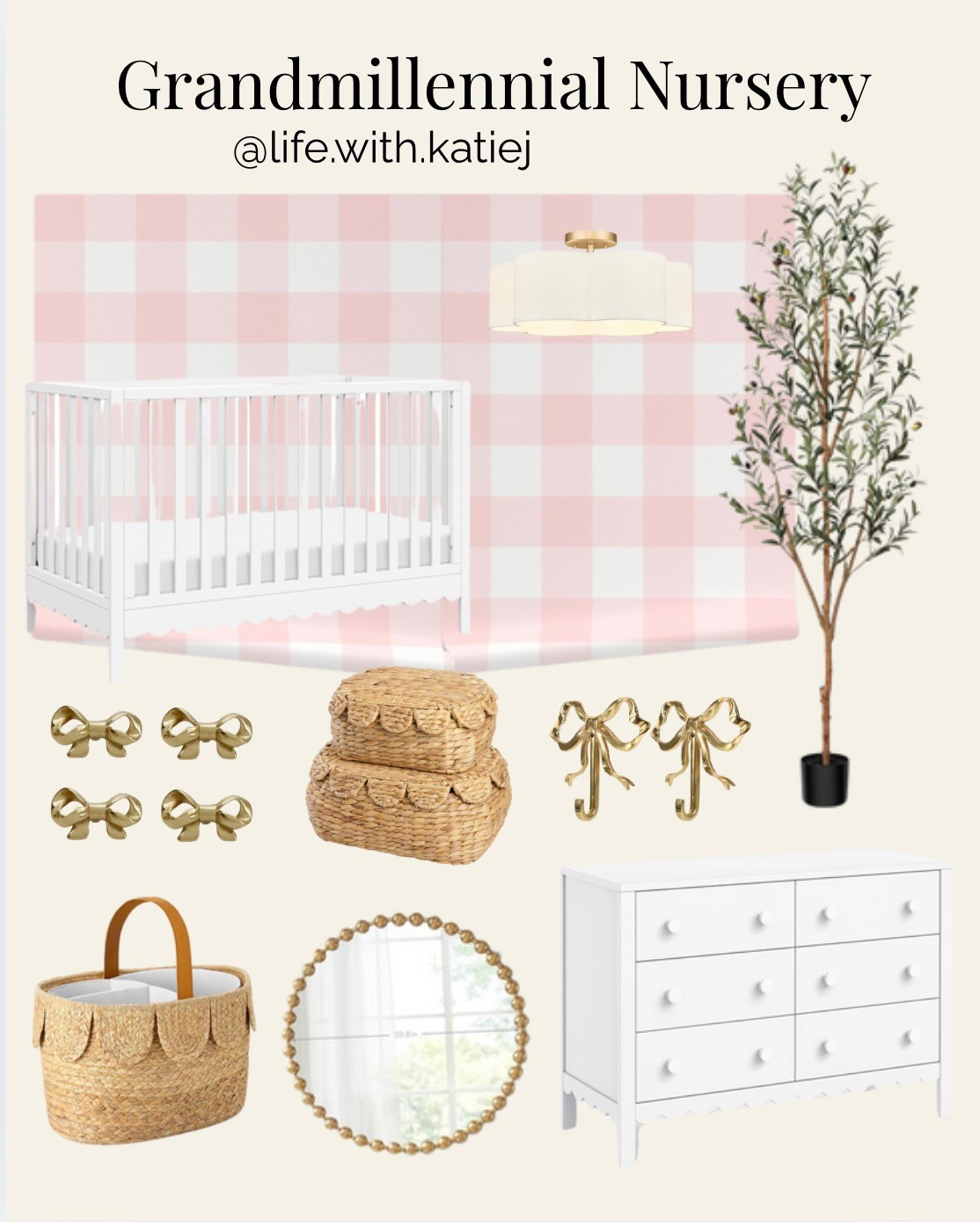 Affordable grand millennial nursery. Baby girl. Baby boy. Nursery inspiration. Nursery decor. Preppy. Bows. Pink and white. Classic nursery. Gold and pink. Mom to be. Baby shower. Home decor. Nursery decor.

#LTKHome #LTKBaby #LTKBump