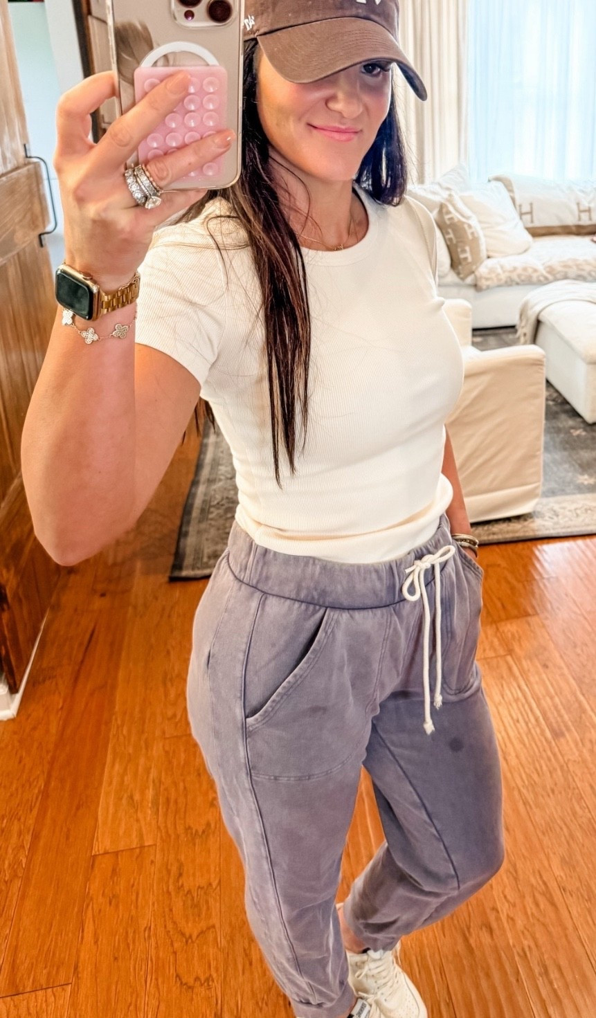 Loving a jogger pant with a simple tee ! 

#LTKStyleTip #LTKSeasonal #LTKBeauty